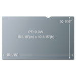 Frameless Blackout Privacy Filter for 19" Widescreen Flat Panel Monitor, 16:10 Aspect Ratio