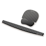 Photo Gel Keyboard Wrist Rest with Microban Protection, 18.5 x 2.31, Chevron Design