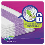 WetJet System Refill Cloths, 11.3" x 5.4", White, 24/Box