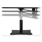 High Rise Height Adj Laptop Stand w/Storage Cup, 23.75 x 15.25 x 12 to 15.75, Black, 20 lb Wt Cap, Ships in 1-3 Business Days