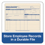 Employee Record Master File Jacket, Straight Tab, Letter Size, Manila, 20/Pack