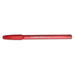 InkJoy 100 Ballpoint Pen, Stick, Medium 1 mm, Red Ink, Translucent Red Barrel, Dozen