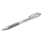 InkJoy 700 RT Ballpoint Pen, Retractable, Medium 1 mm, Blue Ink, White/Gray Barrel, Dozen