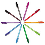 InkJoy 100 Ballpoint Pen, Stick, Medium 1 mm, Eight Assorted Ink and Barrel Colors, 8/Pack