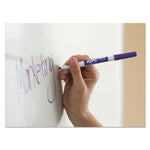 Low-Odor Dry-Erase Marker, Fine Bullet Tip, Blue, Dozen