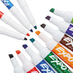 Low-Odor Dry Erase Marker, Eraser and Cleaner Kit, Medium Assorted Tips, Assorted Colors, 12/Set