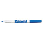 Low-Odor Dry-Erase Marker, Fine Bullet Tip, Blue, Dozen