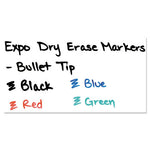 Low-Odor Dry-Erase Marker, Medium Bullet Tip, Blue, Dozen