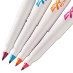 Low-Odor Dry-Erase Marker, Extra-Fine Bullet Tip, Assorted Colors, 4/Set