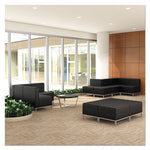 Alera QUB Series Armless L Sectional, 26.38w x 26.38d x 30.5h, Black