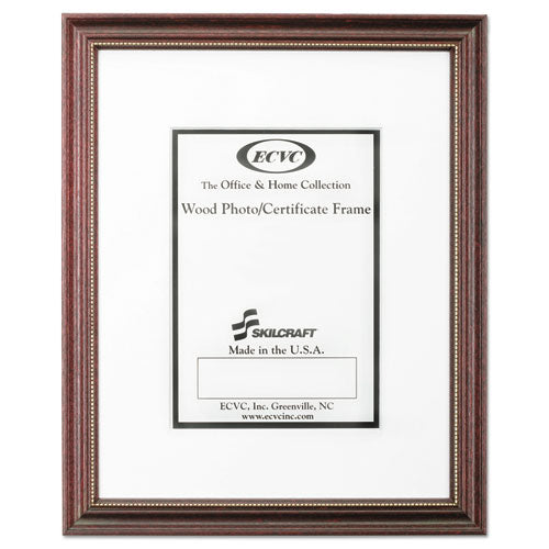 7105014246478 SKILCRAFT Mahogany Frames, Certificate/Photo, 11 x 14, 12/Carton