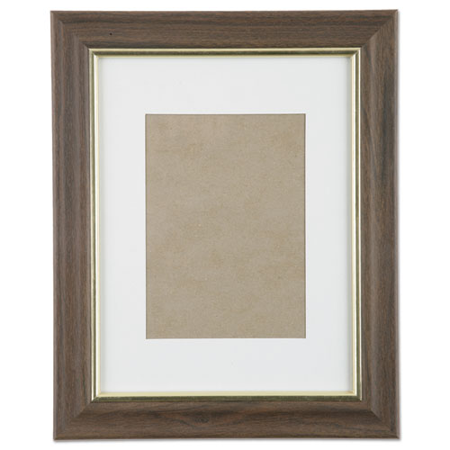 7105014089957 SKILCRAFT Walnut Vinyl Frames, Certificate/Photo, 8.5 x 11, 12/Carton