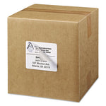 Shipping Labels w/ TrueBlock Technology, Laser Printers, 3.33 x 4, White, 6/Sheet, 100 Sheets/Box