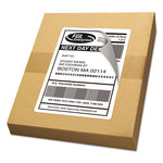 Shipping Labels w/ TrueBlock Technology, Laser Printers, 5.5 x 8.5, White, 2/Sheet, 100 Sheets/Box