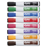 Magnetic Dry Erase Marker, Broad Chisel Tip, Assorted Colors, 8/Pack