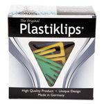 Plastiklips Paper Clips, Extra Large, Smooth, Assorted Colors, 50/Box