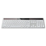 Wireless Solar Keyboard for Mac, Full Size, Silver