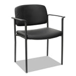 Alera Sorrento Series Ultra-Cushioned Stacking Guest Chair, 25.59" x 24.01" x 33.85", Black, 2/Carton