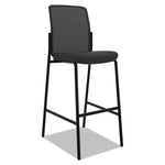 Instigate Mesh Back Multi-Purpose Stool, Supports Up to 250 lb, 33" Seat Height, Black Seat, Black Back, Black Base, 2/Carton