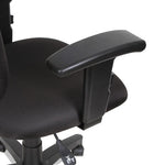 Alera Essentia Series Swivel Task Chair with Adjustable Arms, Supports Up to 275 lb, 17.71" to 22.44" Seat Height, Black