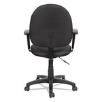 Alera Essentia Series Swivel Task Chair with Adjustable Arms, Supports Up to 275 lb, 17.71" to 22.44" Seat Height, Black