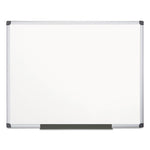 Porcelain Value Dry Erase Board, 48 x 72, White Surface, Silver Aluminum Frame