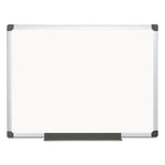 Value Lacquered Steel Magnetic Dry Erase Board, 48 x 36, White Surface, Silver Aluminum Frame