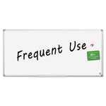 Earth Gold Ultra Magnetic Dry Erase Boards, 96 x 48, White Surface, Silver Aluminum Frame