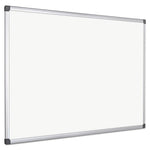 Value Lacquered Steel Magnetic Dry Erase Board, 72 x 48, White Surface, Silver Aluminum Frame