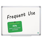 Earth Gold Ultra Magnetic Dry Erase Boards, 48 x 72, White Surface, Silver Aluminum Frame