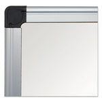 Value Melamine Dry Erase Board, 48 x 96, White Surface, Silver Aluminum Frame