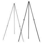 Instant Easel, 61.5" High, Black, Steel, Lightweight