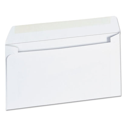 Open-Side Business Envelope, #6 3/4, Square Flap, Gummed Closure, 3.63 x 6.5, White, 500/Box