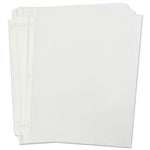 Top-Load Poly Sheet Protectors, Std Gauge, Nonglare, Clear, 50/Pack