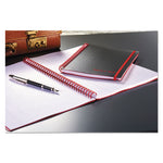 Flexible Cover Twinwire Notebooks, SCRIBZEE Compatible, 1-Subject, Wide/Legal Rule, Black Cover, (70) 11 x 8.5 Sheets