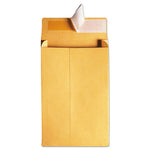 Redi-Strip Kraft Expansion Envelope, #10 1/2, Square Flap, Redi-Strip Adhesive Closure, 9 x 12, Brown Kraft, 25/Pack