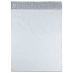 Redi-Strip Poly Mailer, #5 1/2, Square Flap with Perforated Strip, Redi-Strip Adhesive Closure, 14 x 17, White, 100/Pack