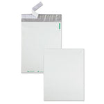 Redi-Strip Poly Mailer, #4, Square Flap with Perforated Strip, Redi-Strip Adhesive Closure, 10 x 13, White, 100/Pack