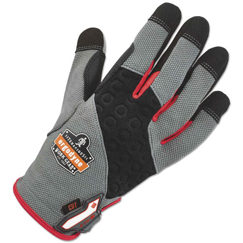 ProFlex 710CR Heavy-Duty + Cut Resistance Gloves, Gray, Large, 1 Pair, Ships in 1-3 Business Days