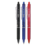 FriXion Clicker Erasable Gel Pen, Retractable, Fine 0.7 mm, Three Assorted Business Ink and Barrel Colors, 3/Pack