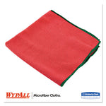 Microfiber Cloths, Reusable, 15.75 x 15.75, Red, 6/Pack, 4 Packs/Carton