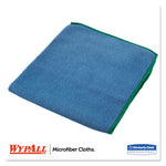 Microfiber Cloths, Reusable, 15.75 x 15.75, Blue, 24/Carton