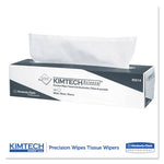 Precision Wipers, POP-UP Box, 2-Ply, 14.7 x 16.6, Unscented, White, 92/Box, 15 Boxes/Carton