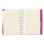 Notebook, 1-Subject, Medium/College Rule, Fuchsia Cover, (112) 8.25 x 5.81 Sheets