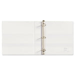 Durable View Binder with DuraHinge and EZD Rings, 3 Rings, 1.5" Capacity, 11 x 8.5, White, (9401)