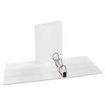 Heavy-Duty Non Stick View Binder with DuraHinge and Slant Rings, 3 Rings, 2" Capacity, 11 x 8.5, White, (5504)