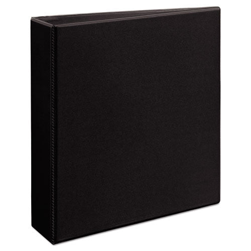 Durable View Binder with DuraHinge and EZD Rings, 3 Rings, 2" Capacity, 11 x 8.5, Black, (9500)