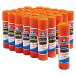 Washable School Glue Sticks, 0.24 oz, Applies and Dries Clear, 30/Box