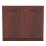 Alera Valencia Series Storage Cabinet, 34.13w x 22.78d x 29h, Medium Cherry