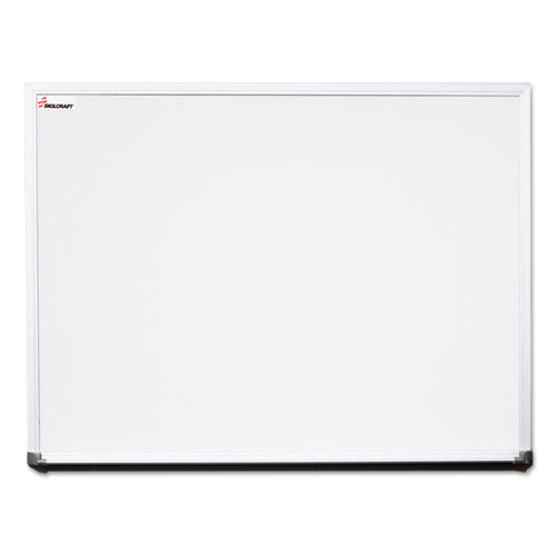 7110014165198 SKILCRAFT Quartet Dry Erase Marker Board, 18 x 24, White Surface, Silver Anodized Aluminum Frame